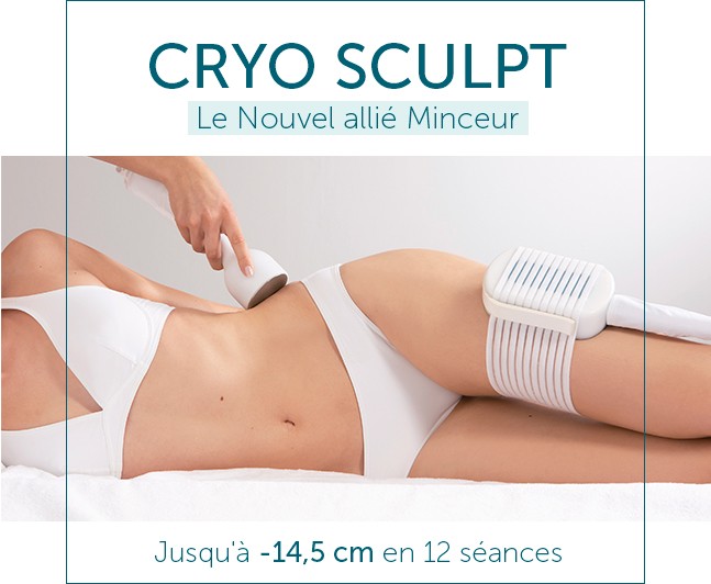 CRYO SCULPT
Le Nouvel allié Minceur
Jusqu'à -14,5 cm en 12 séances